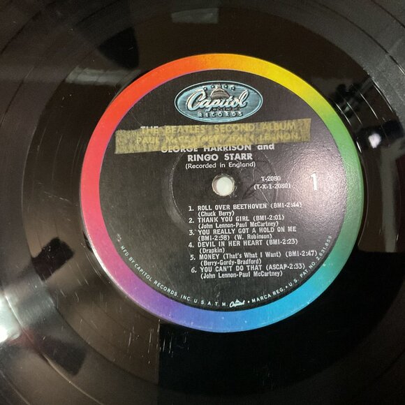 The Beatles Second Album Vinyl LP Record - Electrifying Big-Beat Performances - Picture 4 of 6